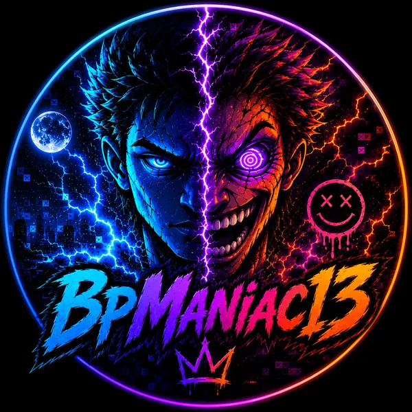 BpManiac13 neon logo